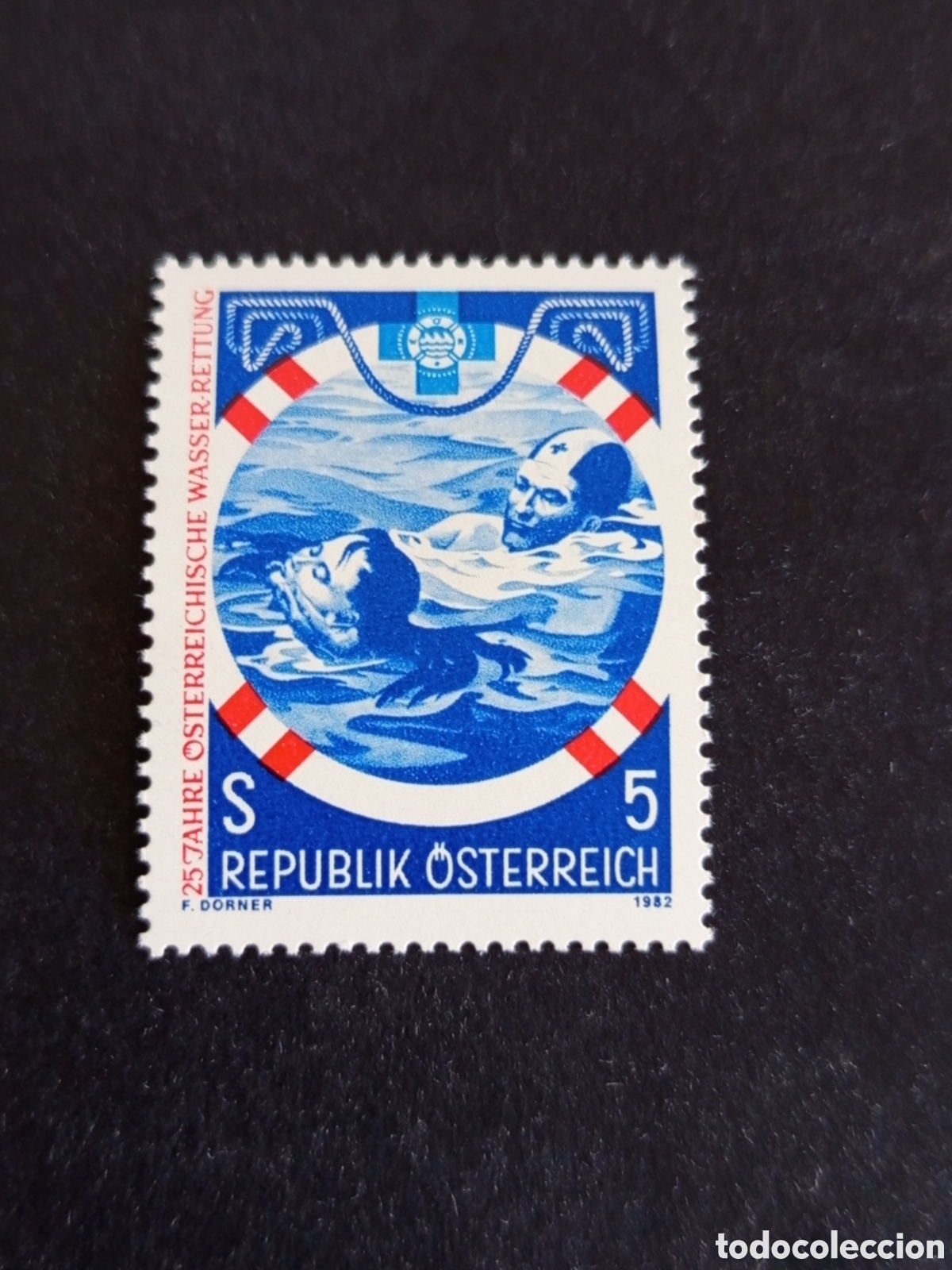 Sellos: AUSTRIA, 1982. Servicio de Salvamento en el agua. Yvert 1527. Pedido m&iacute;nimo 3 &euro;. Ver fotos.