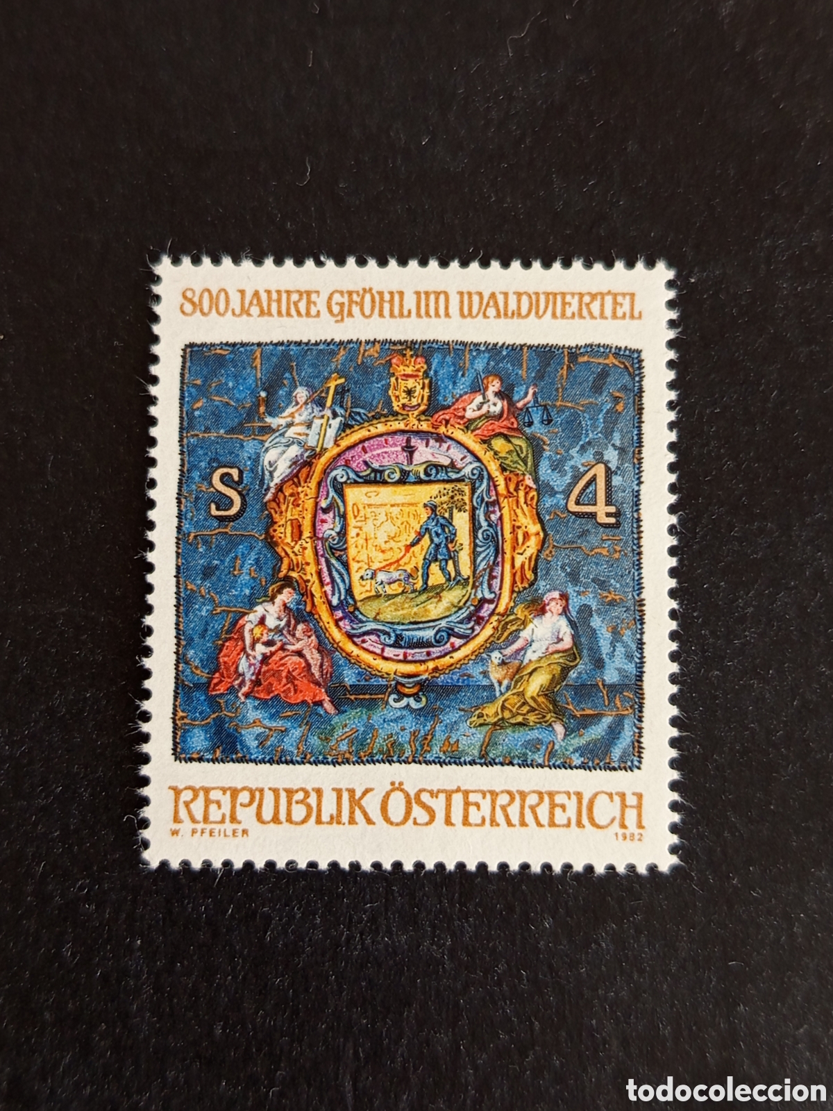 Sellos: AUSTRIA, 1982. Escudo de Gfohl. Yvert 1535. Pedido m&iacute;nimo 3 &euro;. Ver fotos. Serie completa en nuevo