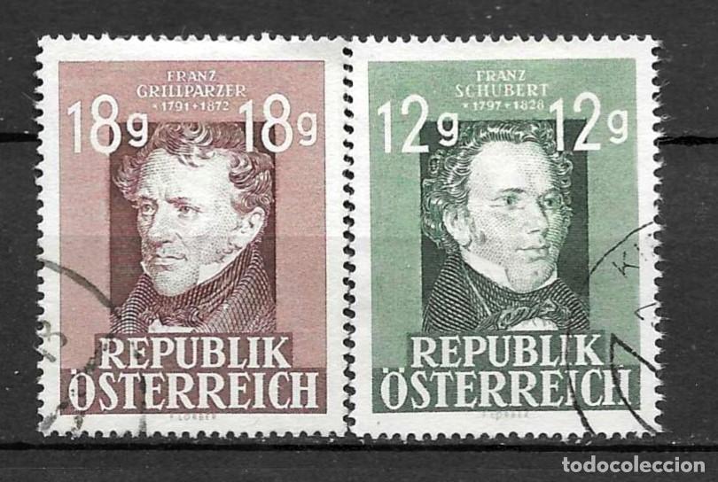 Sellos: AUSTRIA- 1947- USADOS - PERSONAJES