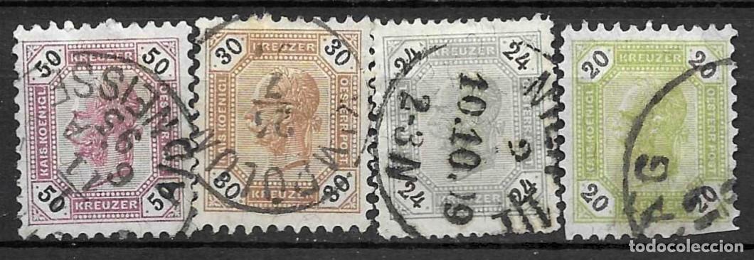 Sellos: AUSTRIA- 1891- USADOS - EMPERADOR FRCO. I- SERIE -COMPLETA