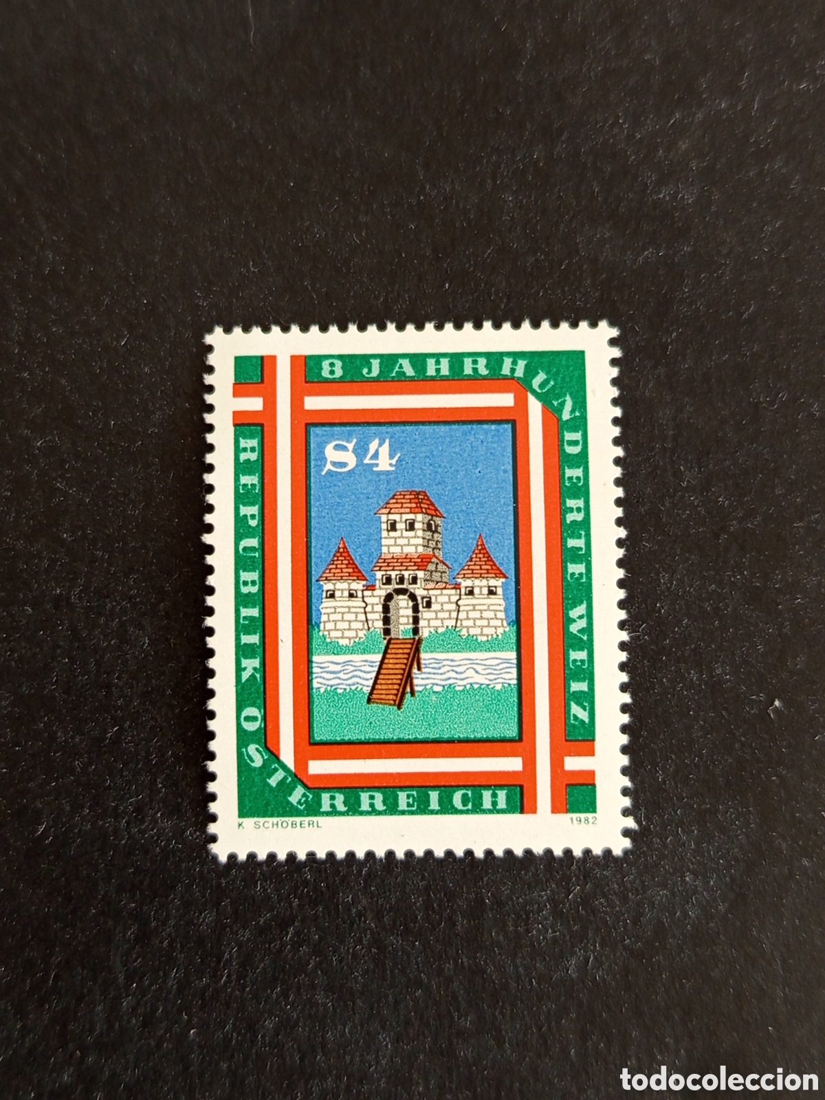 Sellos: AUSTRIA, 1982. Ciudad de Weiz: escudo. Yvert 1538. Pedido m&iacute;nimo 3 &euro;. Ver fotos. Serie completa