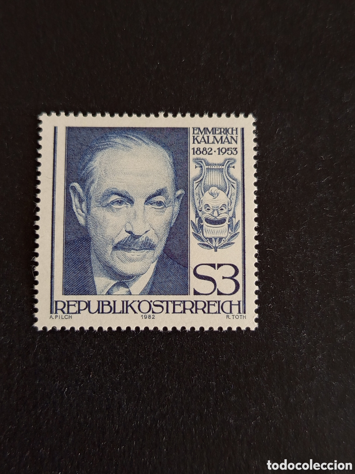 Sellos: AUSTRIA, 1982. Emmerich Kalman, compositor. Yvert 1551. Pedido m&iacute;nimo 3 &euro;. Ver fotos. Serie completa