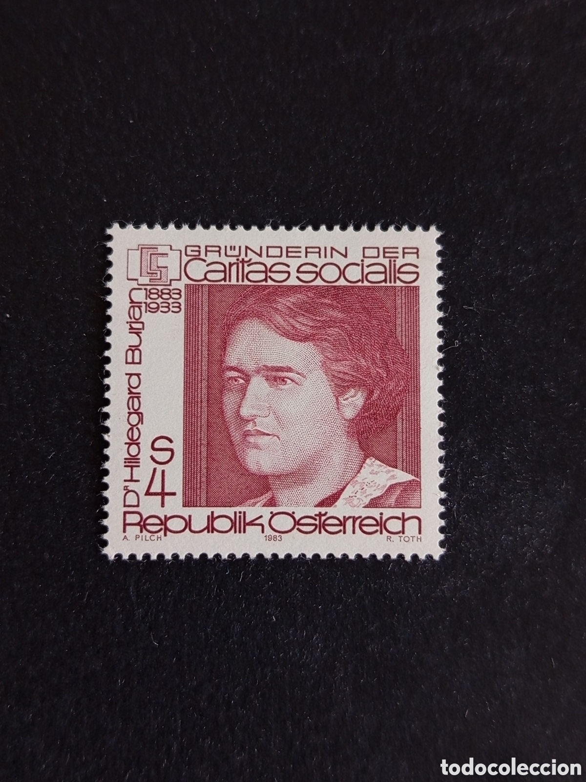 Sellos: AUSTRIA, 1983. Dra. Hildegard Burjan. Yvert 1558. Pedido m&iacute;nimo 3 &euro;. Ver fotos. Serie completa