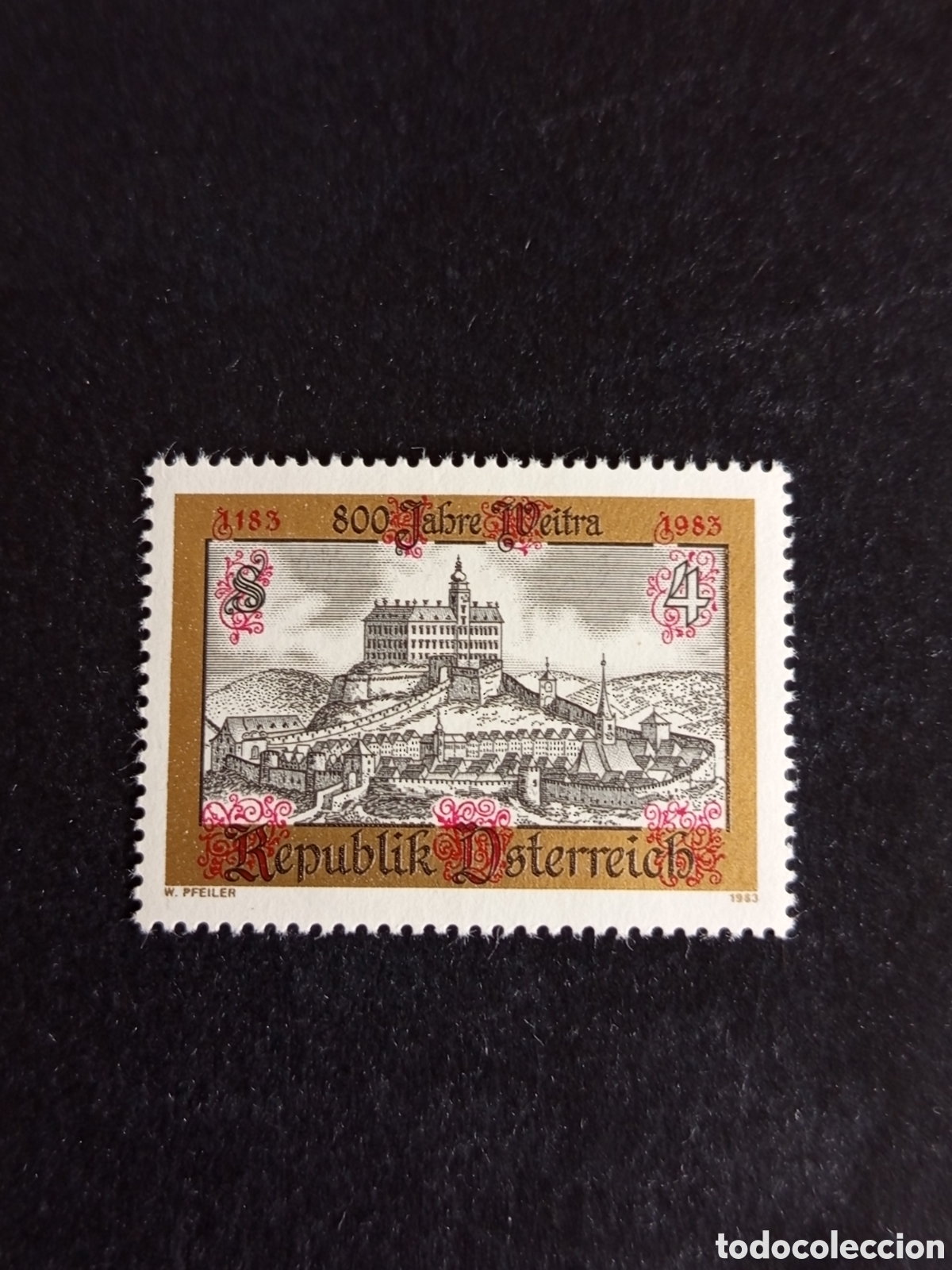Sellos: AUSTRIA, 1983. Vista de la Villa de Weitra. Yvert 1569. Pedido m&iacute;nimo 3 &euro;. Ver fotos. Serie completa