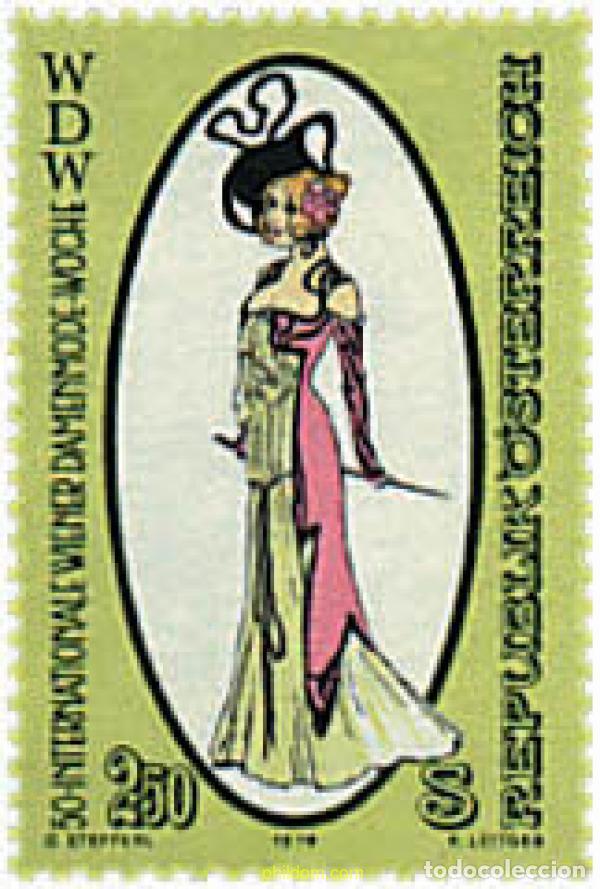 Sellos: 120138 MNH AUSTRIA 1979 50 SEMANA VIENESA INTERNACIONAL DE MODA FEMENINA