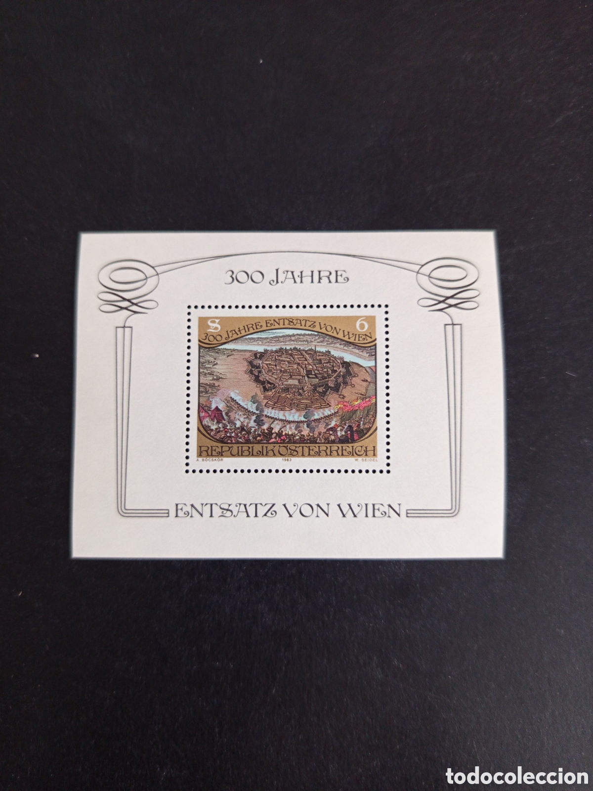 Sellos: AUSTRIA, 1983. 300 Aniversario liberaci&oacute;n de Viena. Yvert HB 11. Pedido m&iacute;nimo 3 &euro;. Ver fotos.