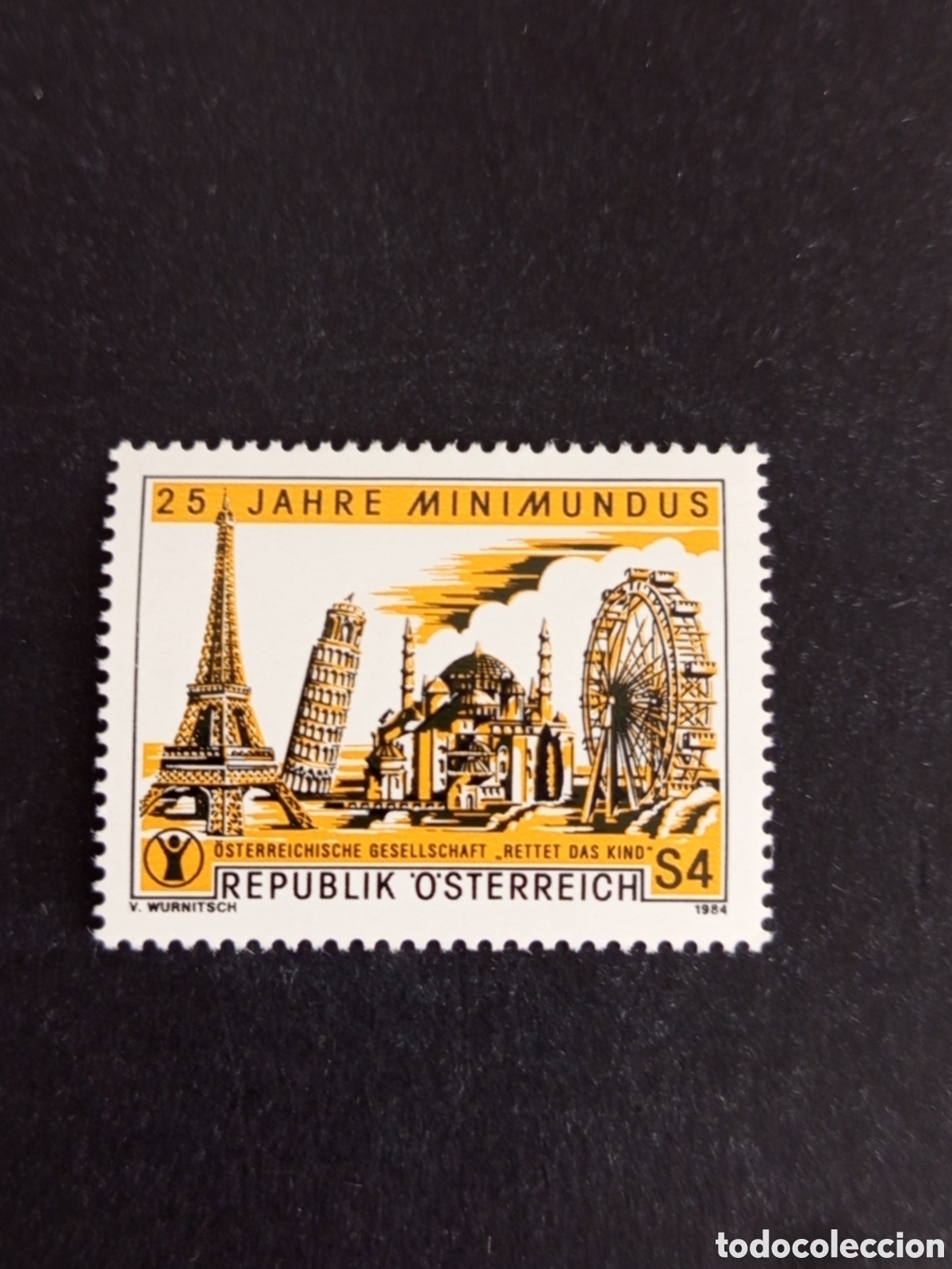 Sellos: AUSTRIA, 1984. 25 Aniversario del &rdquo;minimundo&rdquo;. Yvert 1612. Pedido m&iacute;nimo 3 &euro;. Ver fotos.