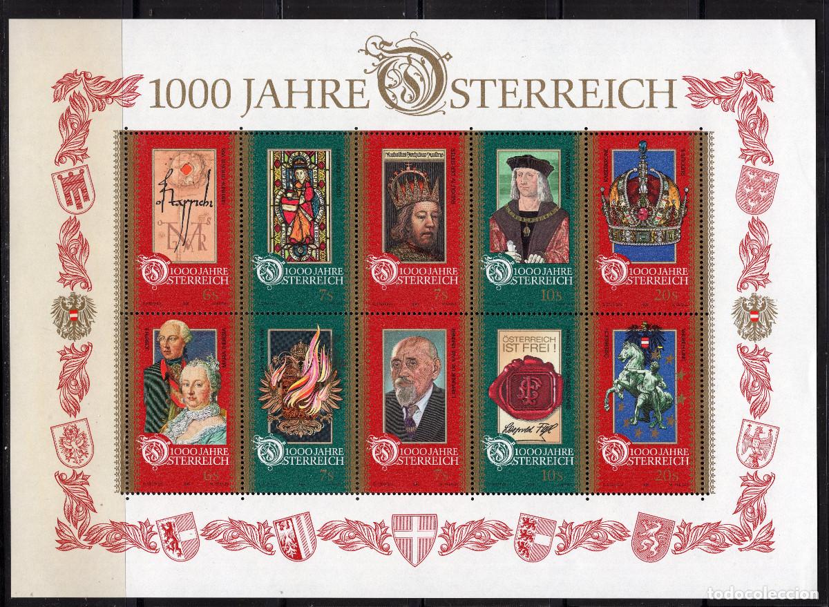 Sellos: AUSTRIA 1996 STAMP MICHEL AT BL12