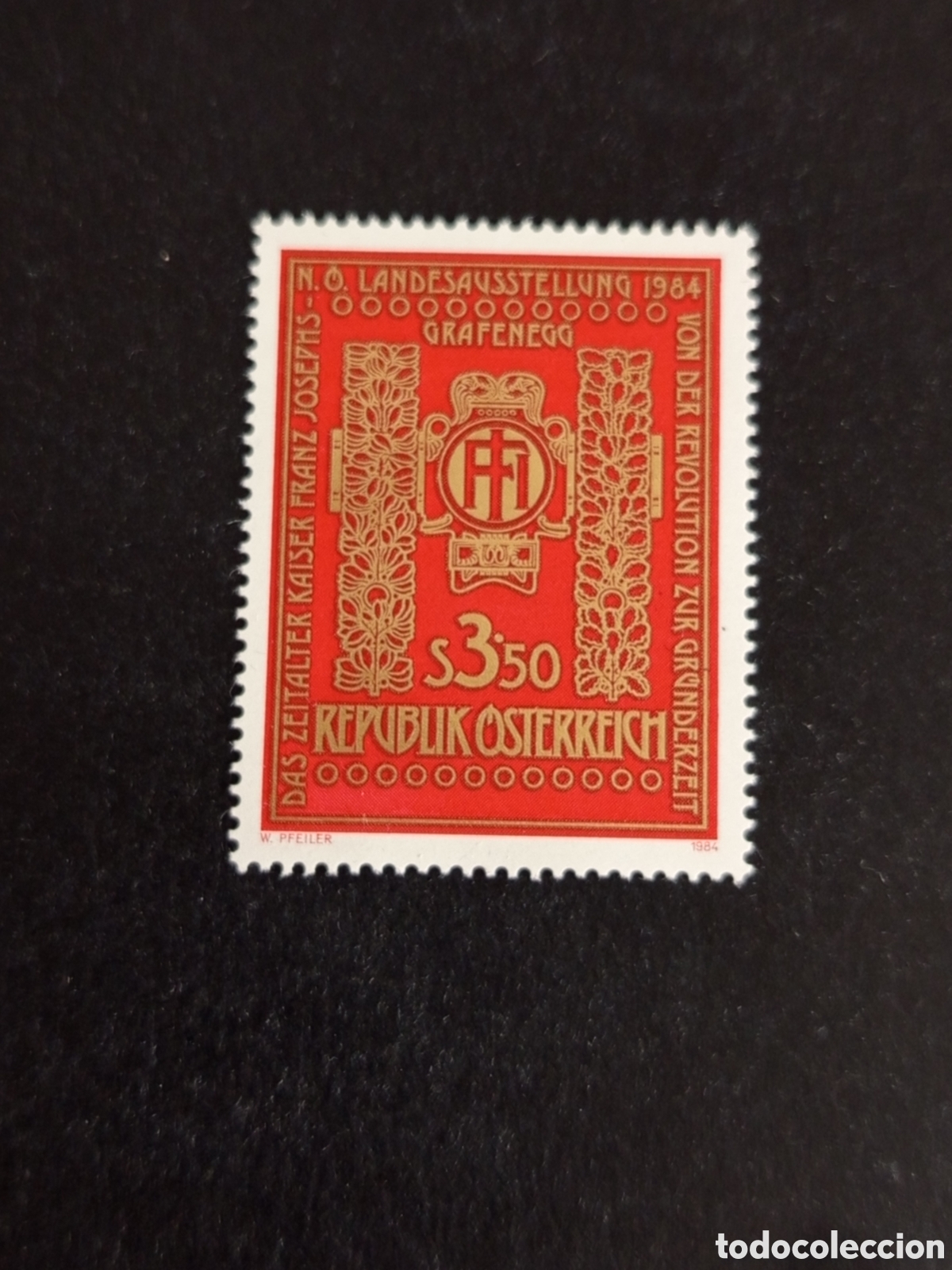 Sellos: AUSTRIA, 1984. Exposici&oacute;n sobre el reinado del Emperador Francisco Jos&eacute;. Yvert 1604 Pedido m&iacute;nimo 3&euro;