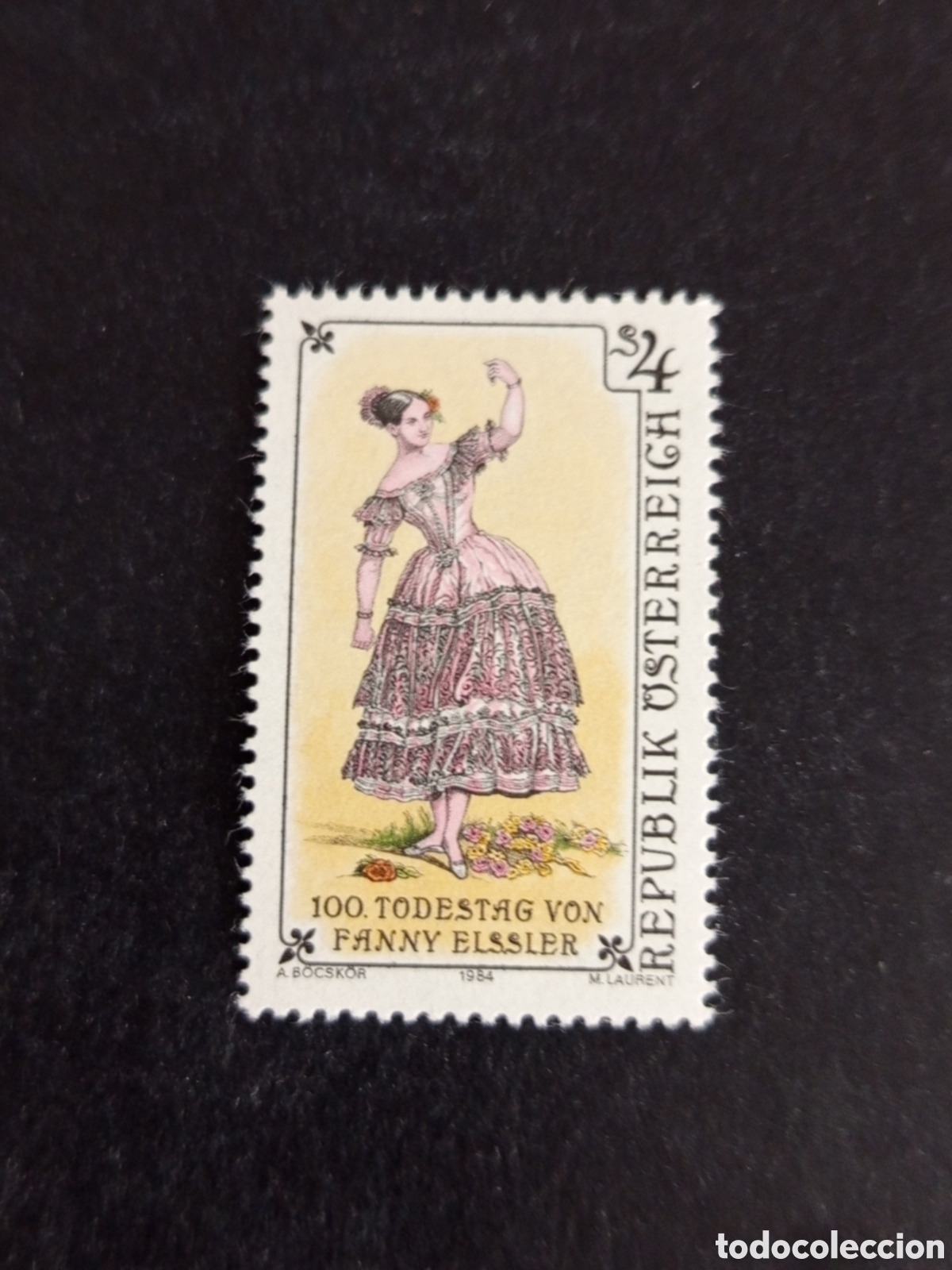 Sellos: AUSTRIA, 1984. Fanny Eissler, bailarina . Yvert 1625. Pedido m&iacute;nimo 3 &euro;. Ver fotos. Serie completa