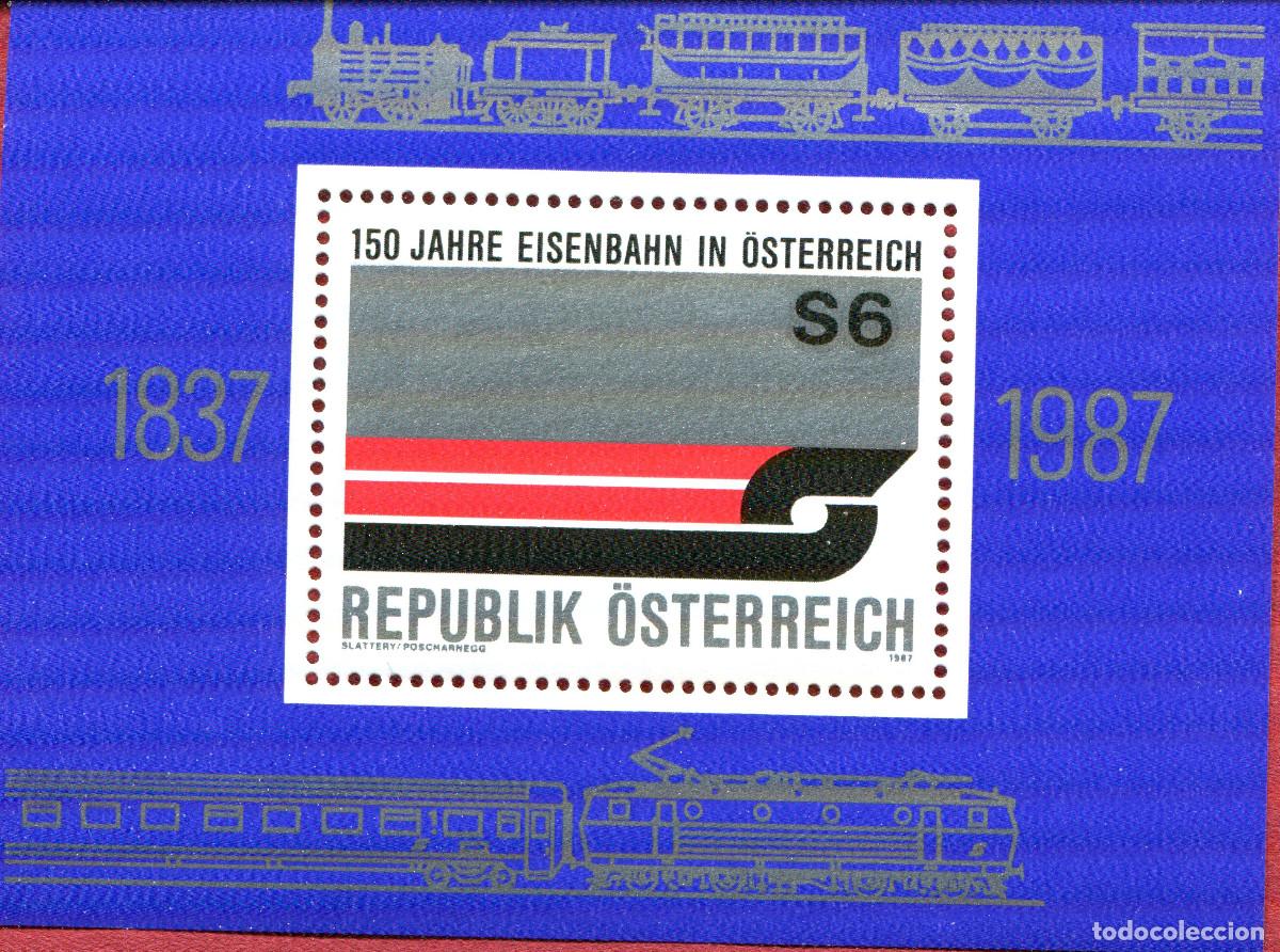 Sellos: AUSTRIA 1987 STAMP MICHEL AT BL9
