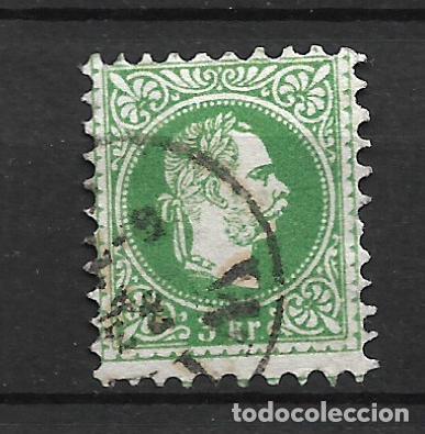 Sellos: austria 1867-72 scott 27 usado 2.90&euro;- 14/5
