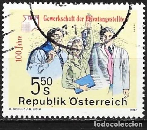 Sellos: Austria 1992 - Mi 2049 - YT 1877 - Sindicato de Trabajadores de Empleados Privados