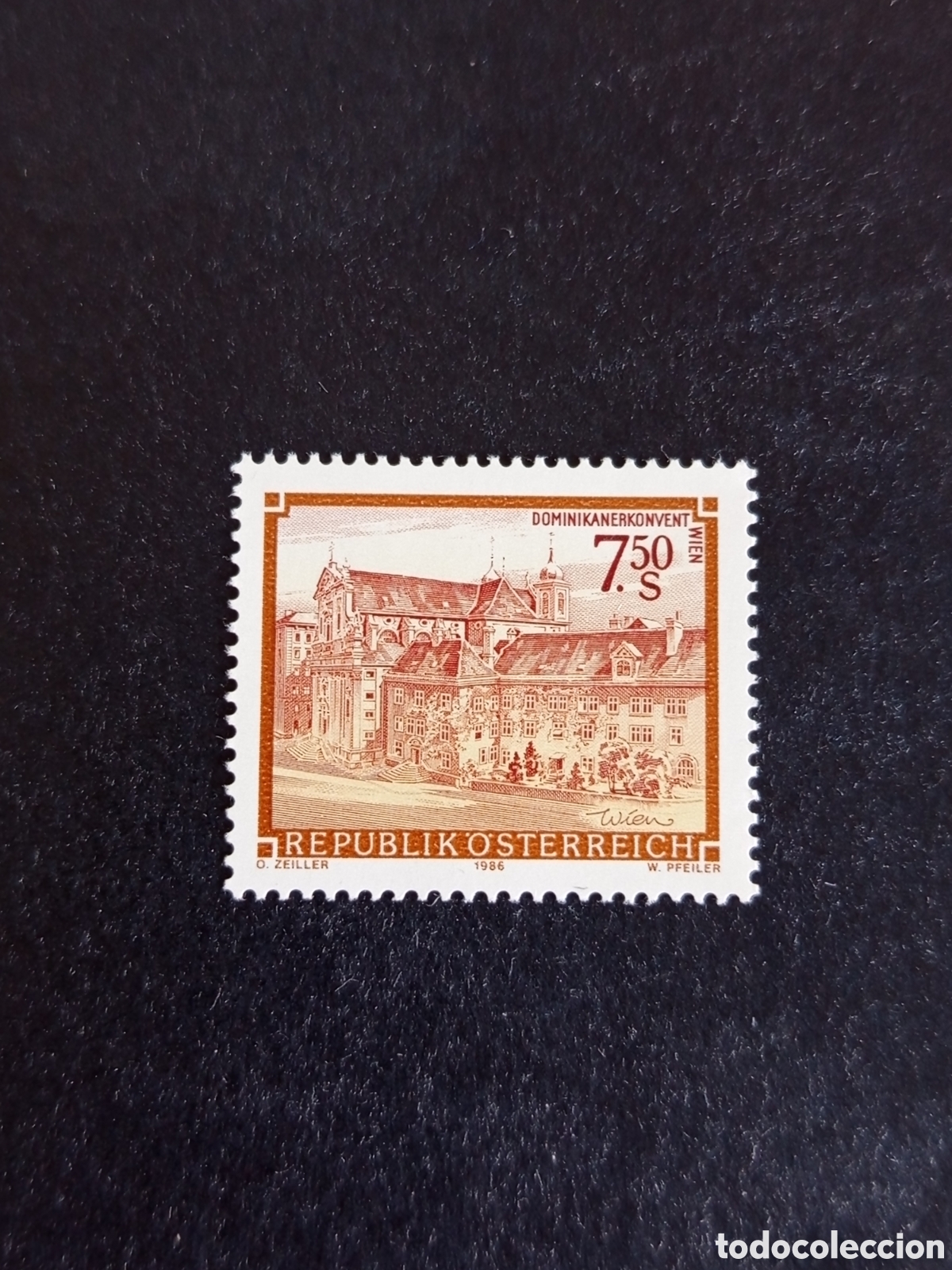 Sellos: AUSTRIA 1987. Monasterio de Loretto. Yv 1723. Pedido m&iacute;nimo 3 &euro;. Ver fotos. Sello en nuevo