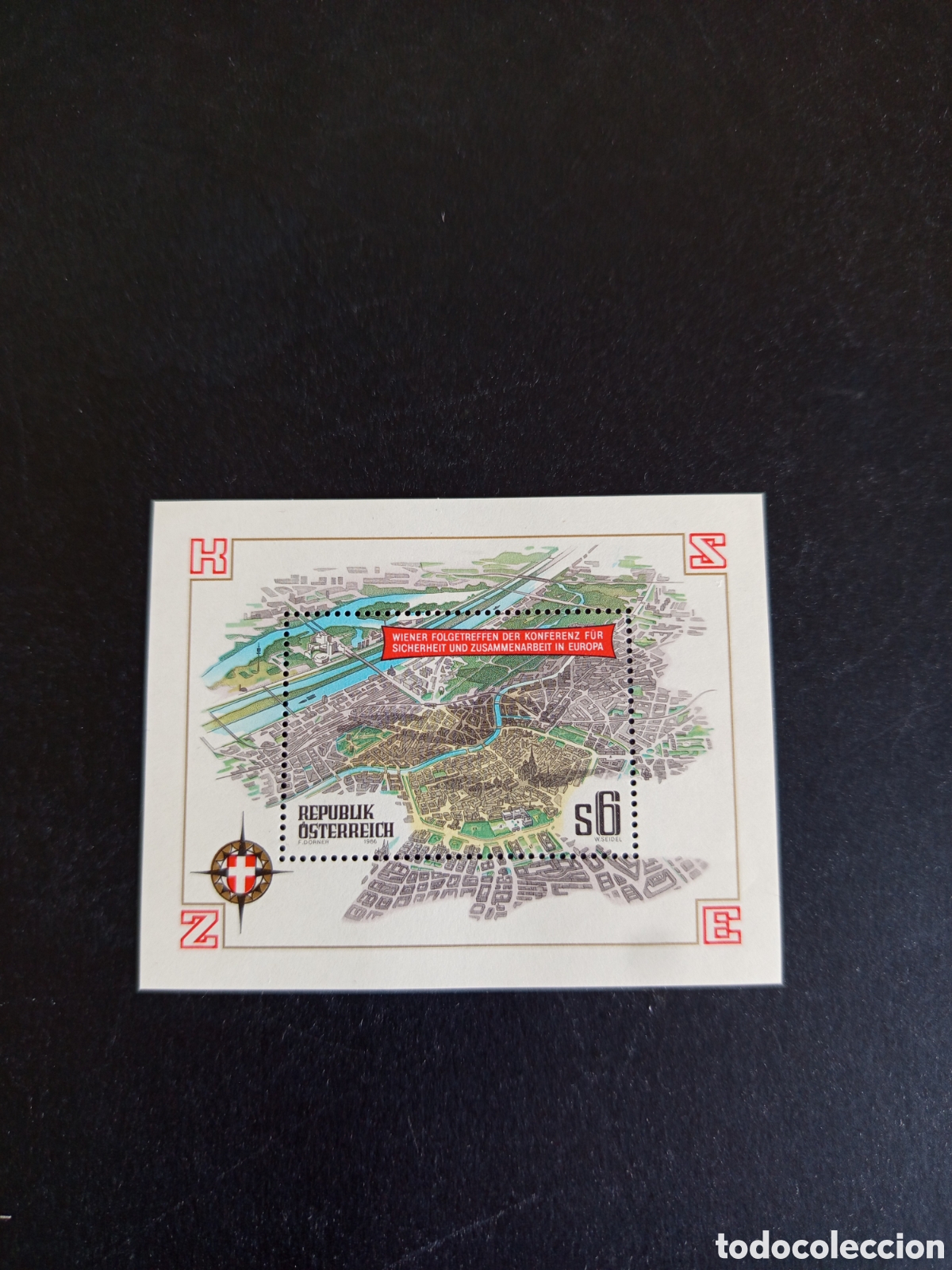 Sellos: AUSTRIA, 1986. Conferencia Europea de Seguridad. Yvert HB 13. Pedido m&iacute;nimo 3 &euro;. Ver fotos.