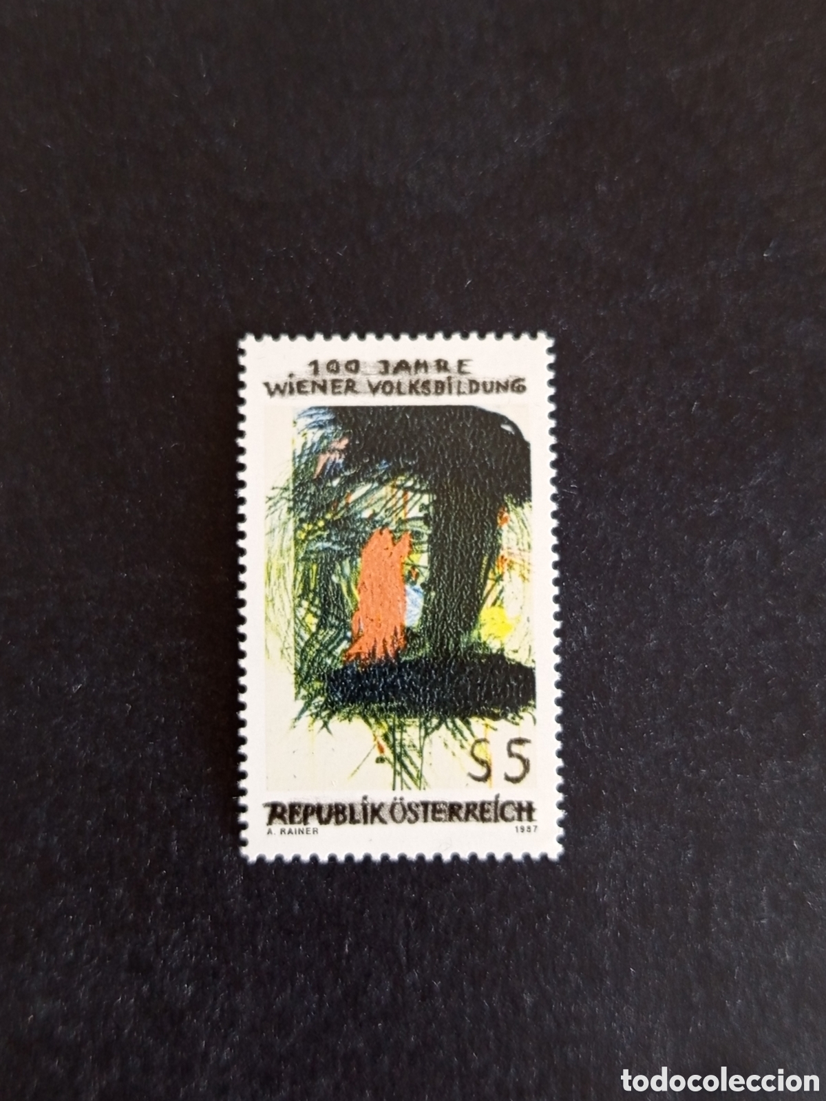 Sellos: AUSTRIA, 1987. Centenario de la Educaci&oacute;n de Adultos. Yvert 1702. Pedido m&iacute;nimo 3 &euro;. Ver fotos.