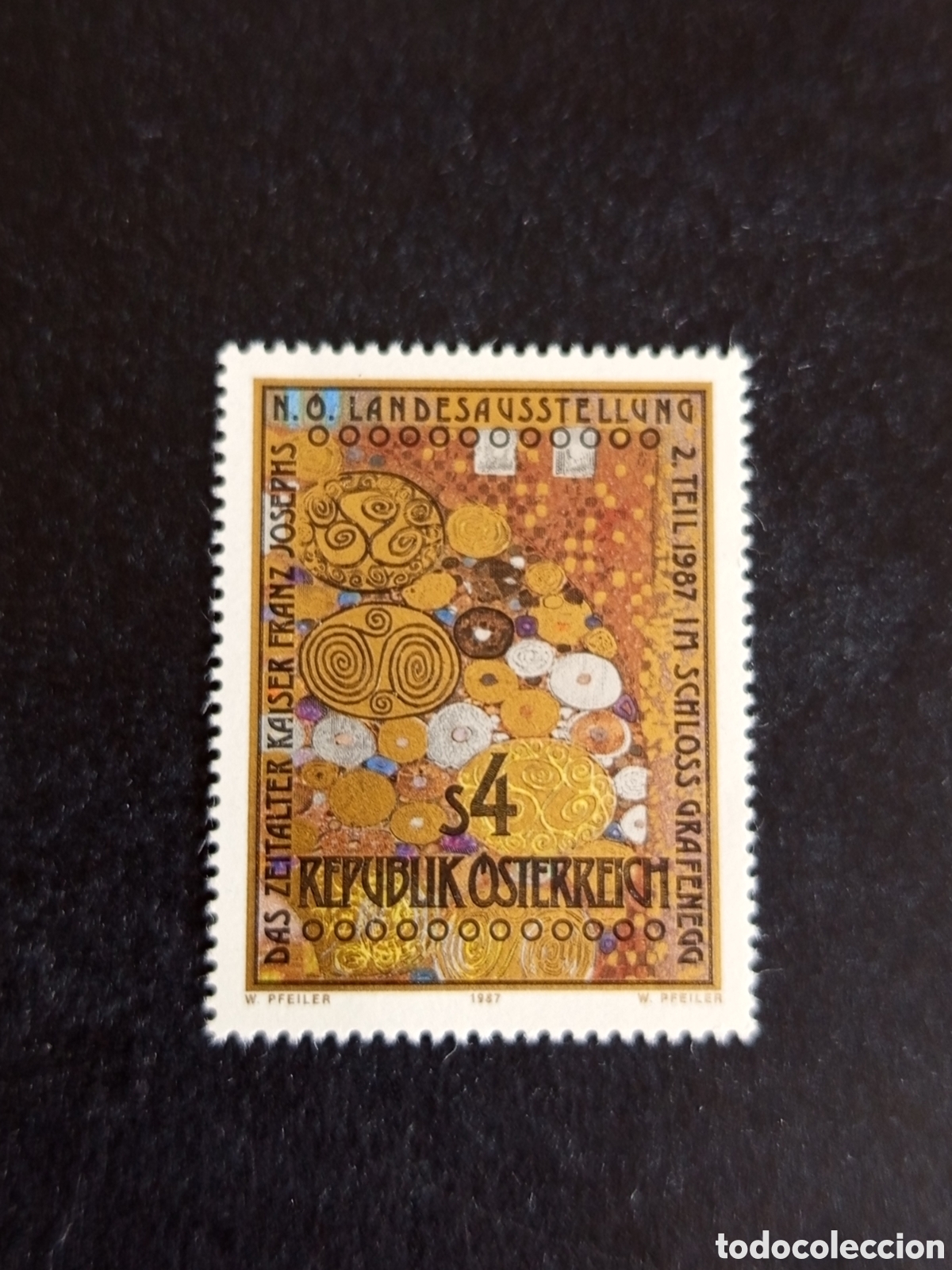 Sellos: AUSTRIA, 1987. Exposici&oacute;n &Eacute;poca del Emperador Francisco Jos&eacute;. Yvert 1711. Pedido m&iacute;nimo 3 &euro;.