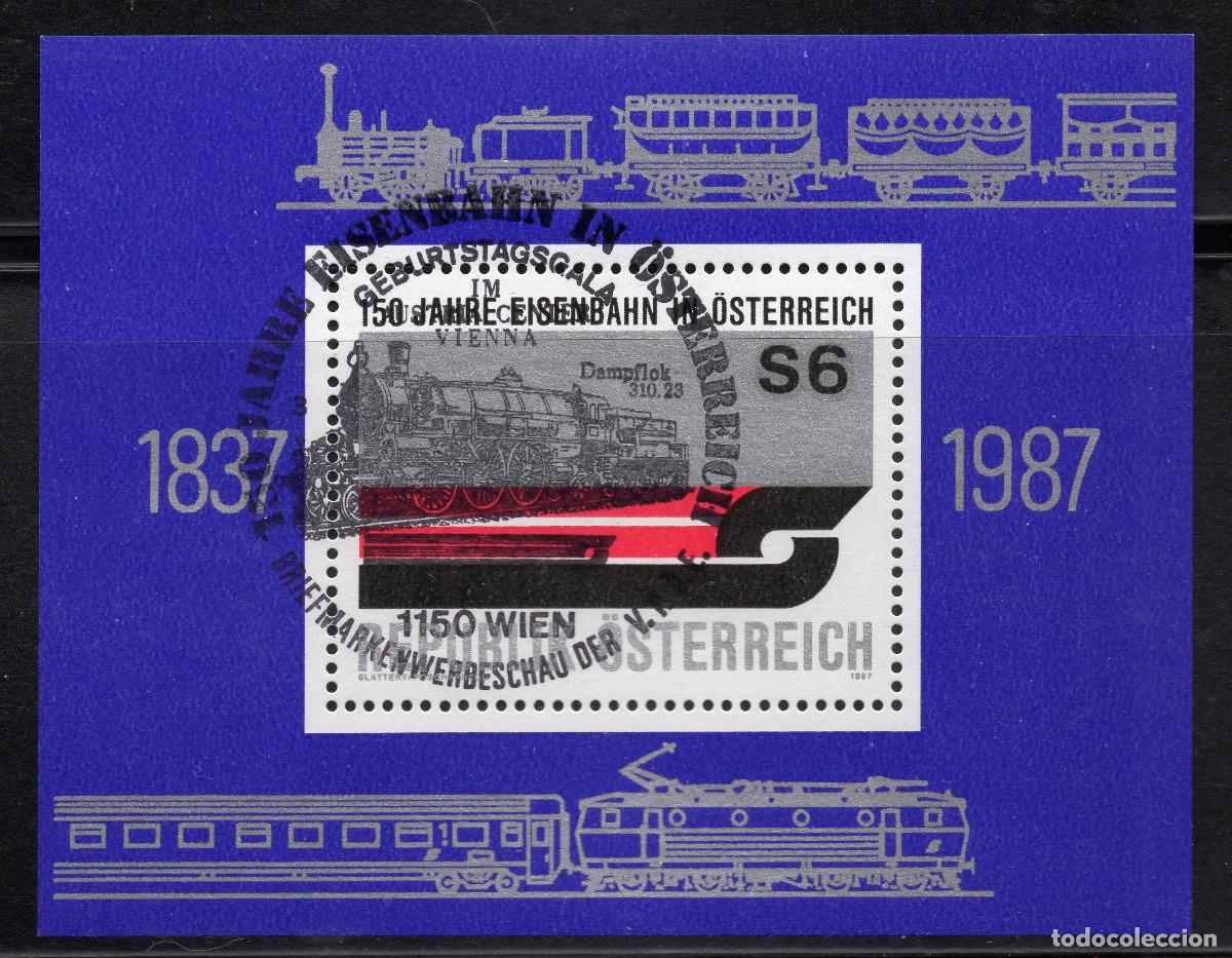 Sellos: AUSTRIA 1987 STAMP MICHEL AT BL9