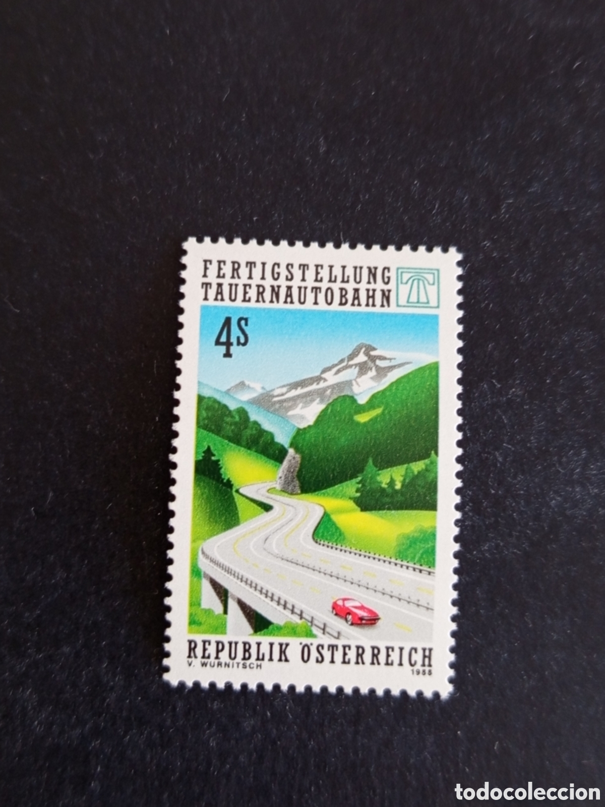 Sellos: AUSTRIA, 1988. Autopista de Tauern. Yvert 1756. Pedido m&iacute;nimo 3 &euro;. Ver fotos. Serie completa