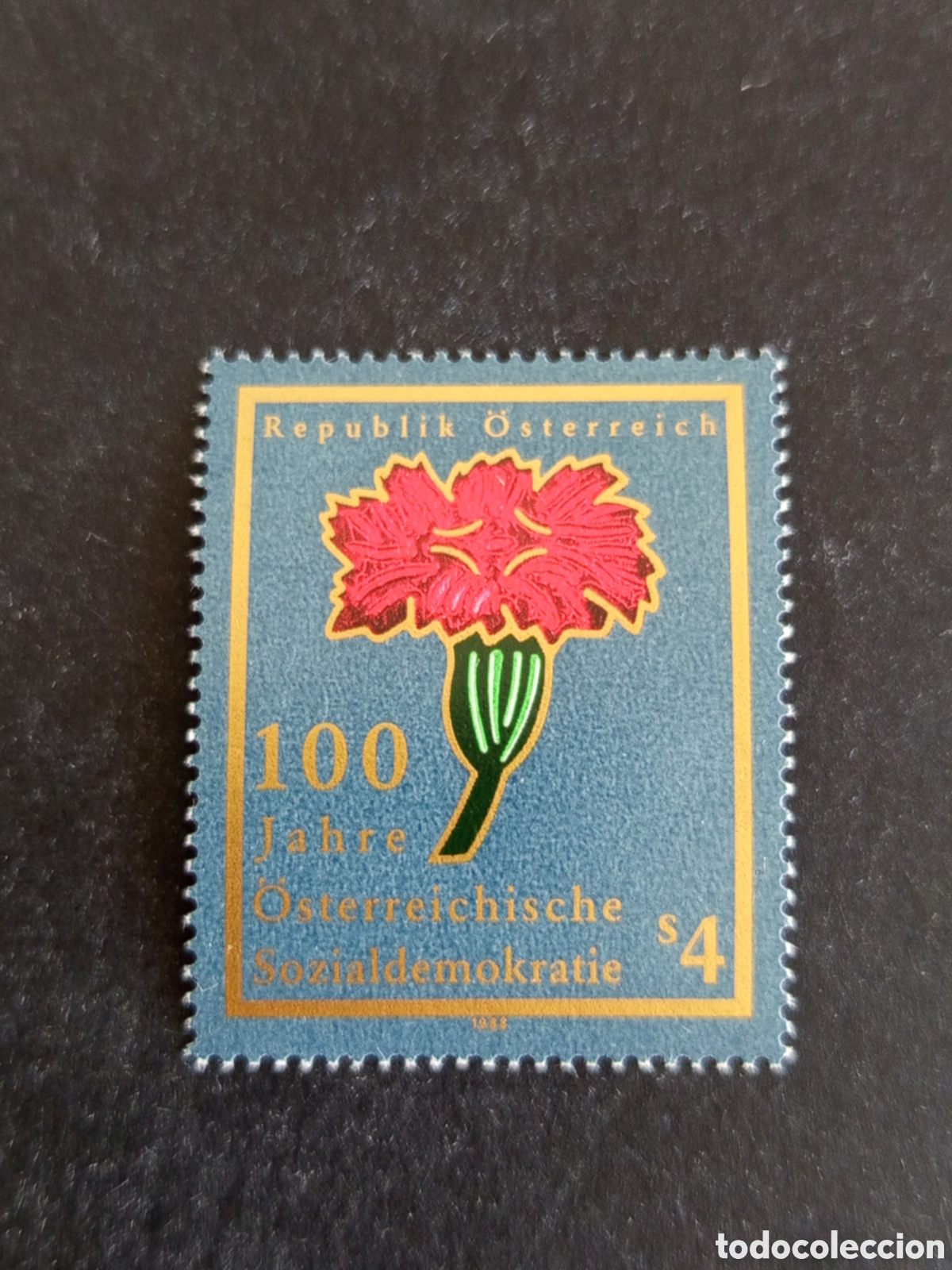 Sellos: AUSTRIA, 1988. Centenario Socialistas austr&iacute;acos. Yvert 1769. Pedido m&iacute;nimo 3 &euro;. Ver fotos.