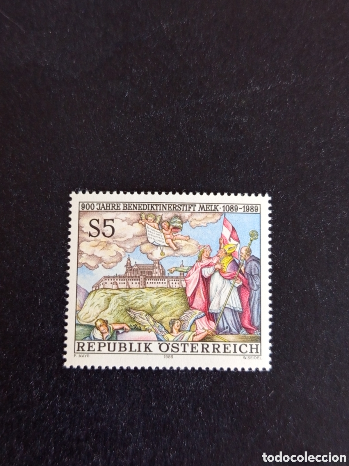 Sellos: AUSTRIA, 1989. 900 Aniversario Abad&iacute;a de Melk. Yvert 1774. Pedido m&iacute;nimo 3 &euro;. Ver fotos.