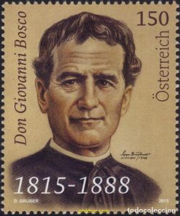 Sellos: 703635 MNH AUSTRIA 2015 BICENTENARIO DEL NACIMIENTO DE SAN JUAN BOSCO (1815-1888)