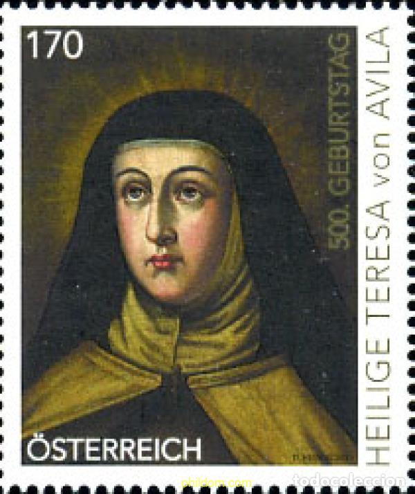 Sellos: 339614 MNH AUSTRIA 2015 SANTA TERESA DE AVILA