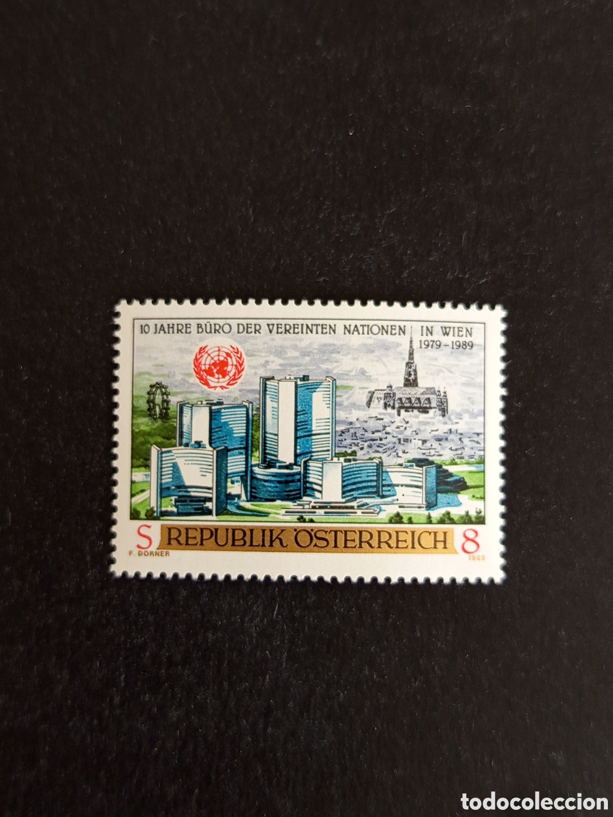 Sellos: AUSTRIA, 1989. Naciones Unidas en Viena. Yvert 1795. Pedido m&iacute;nimo 3 &euro;. Ver fotos. Serie completa