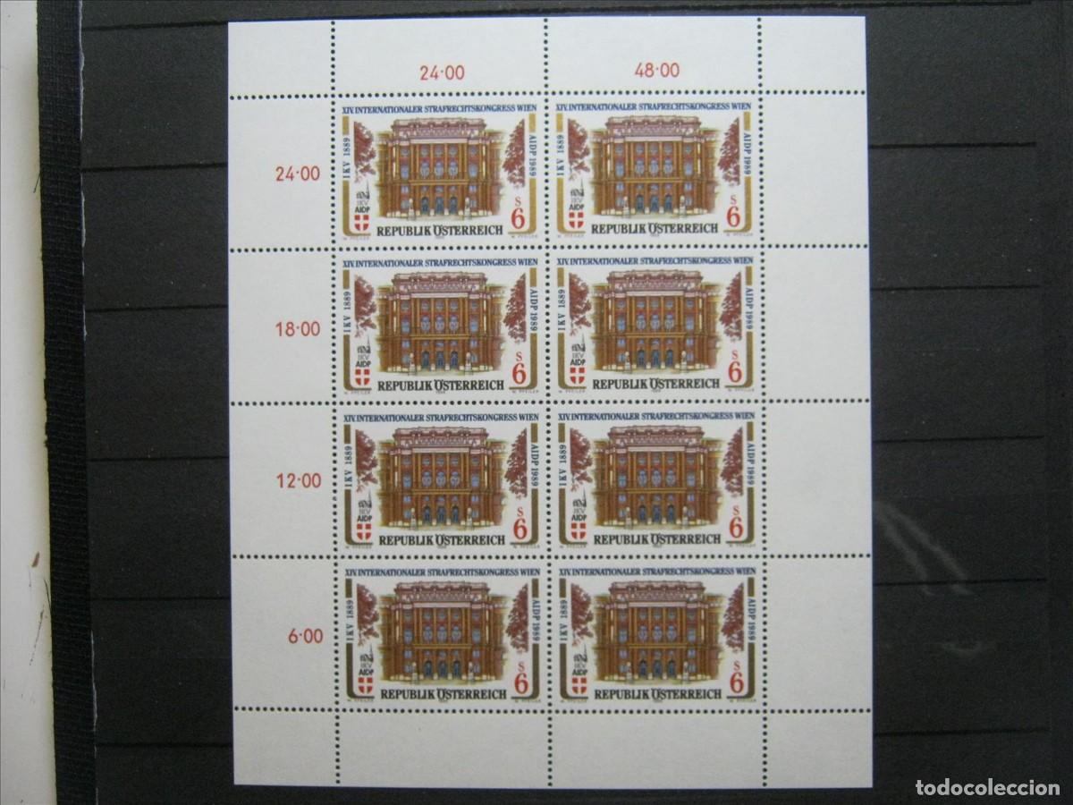 Sellos: AUSTRIA 1989 YVERT 1800 MINIPLIEGO MNH** SIN CHARNELA LUJO.