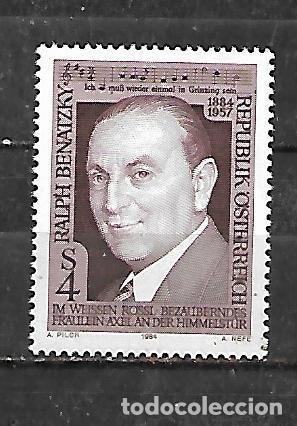 Sellos: 1984: Centenario del nacimiento del compositor Ralph Benatzky, 1884 - 1957 (MNH**)