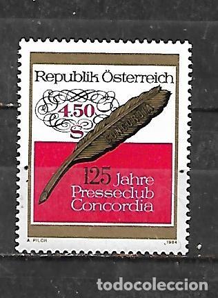 Sellos: 1984: 125 Aniversario del Club de Periodismo &rdquo;Concordia&rdquo; de Viena