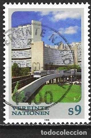 Sellos: Naciones Unidas (Viena) 1998 - Mi 247 - YT 266 - El Metro al frente el Centro International
