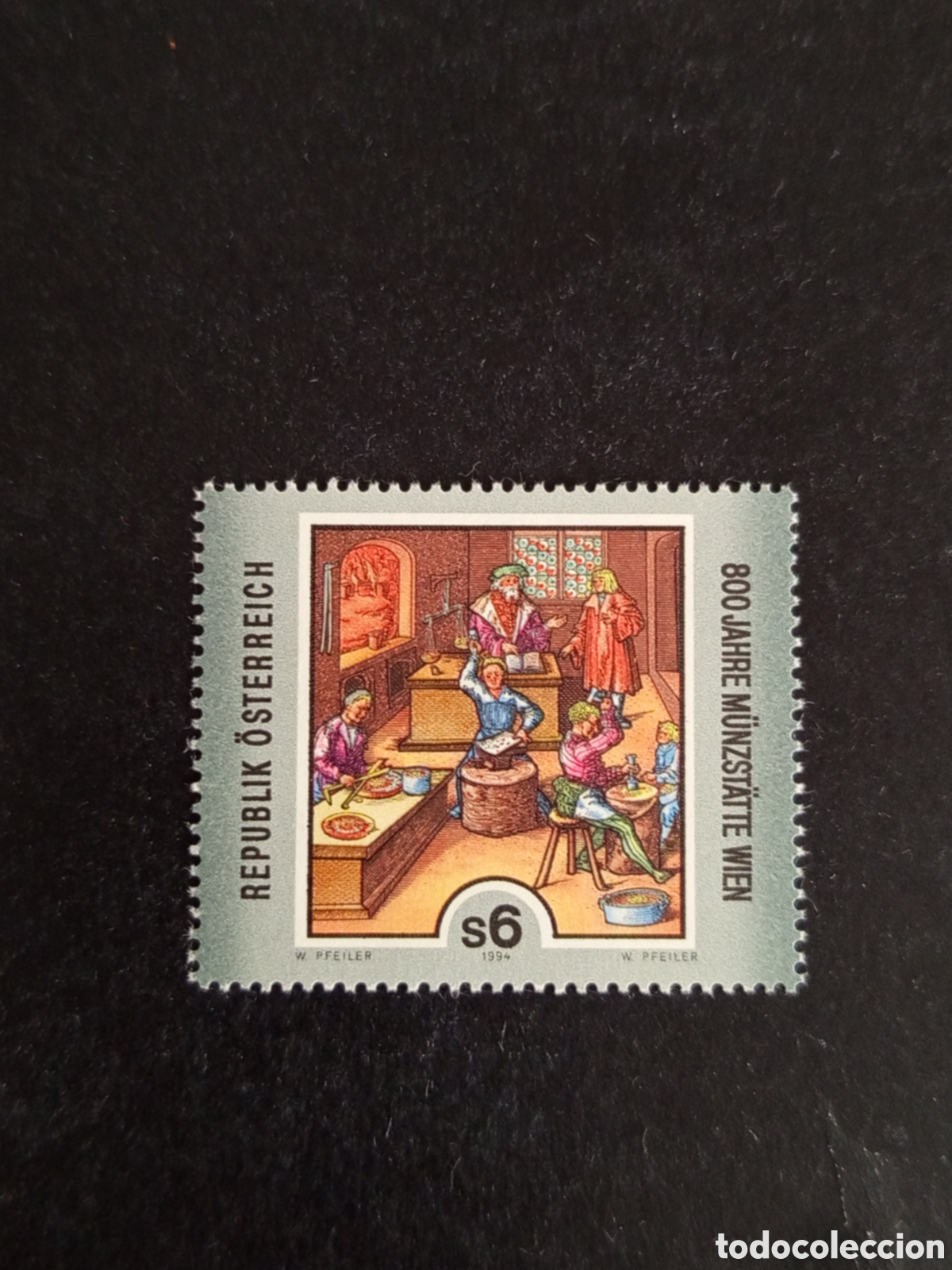 Sellos: AUSTRIA, 1993. Casa Moneda Viena. Ceca. Taller acusaci&oacute;n. Yvert 1948. Pedido m&iacute;nimo 3 &euro;. Ver fotos.