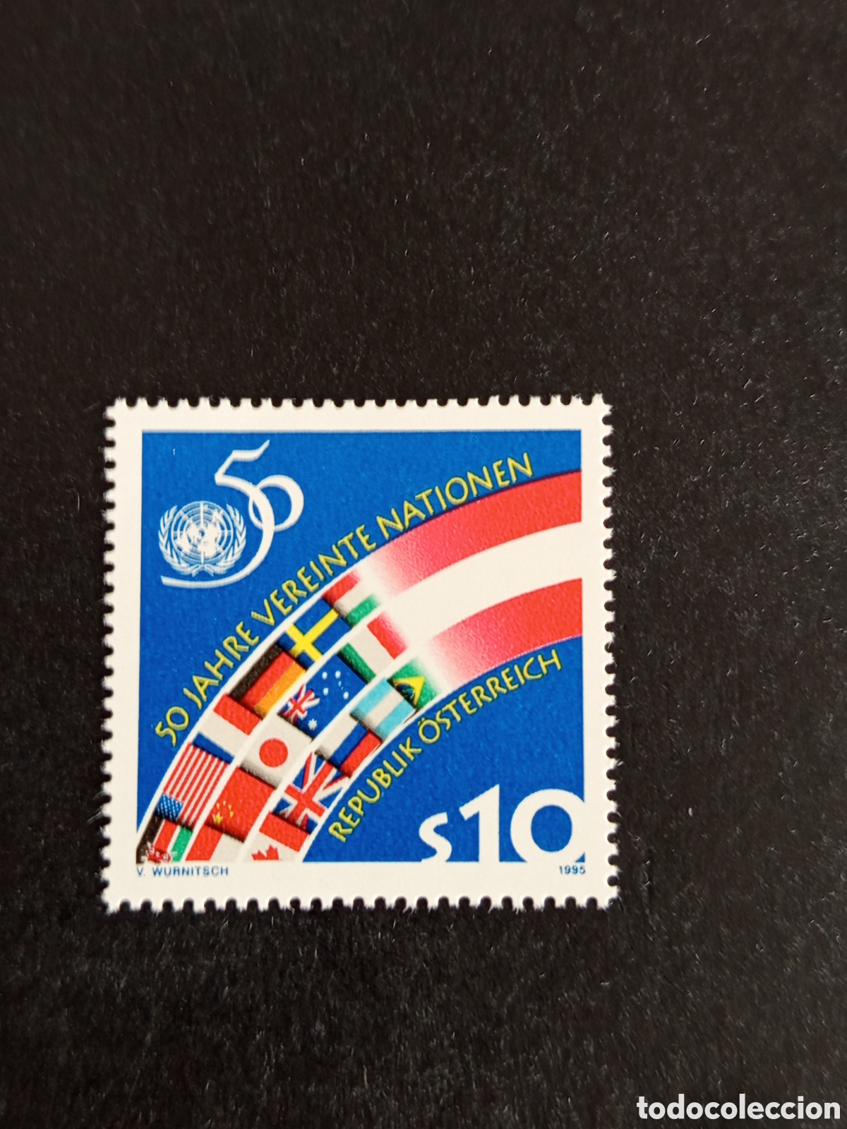 Sellos: AUSTRIA, 1995. 50 Aniversario ONU. Yvert 1991. Pedido m&iacute;nimo 3 &euro;. Ver fotos . Sello en nuevo