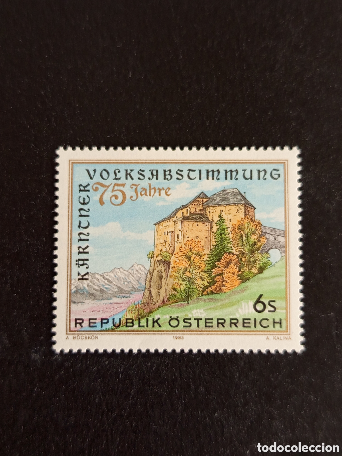 Sellos: AUSTRIA, 1995. Fortaleza de Hollenburg. Yvert 2000. Pedido m&iacute;nimo 3 &euro;. Ver fotos. Sello en nuevo