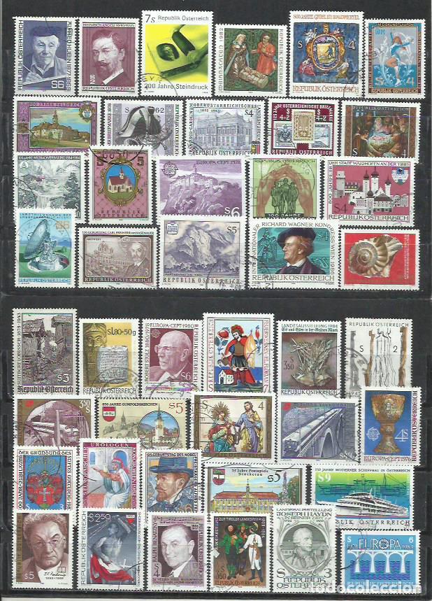 Sellos: R92A-LOTE SELLOS ANTIGUOS AUSTRIA USADOS,SIN TASAR,MUCHOS VALORES,IDEAL PARA MANCOLISTAS.&Ouml;STERREICH