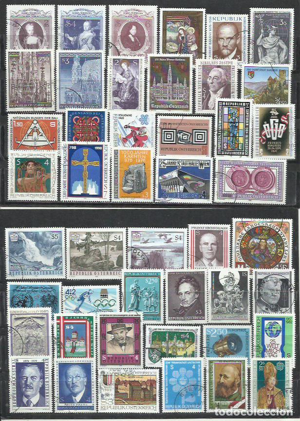 Sellos: R92B-LOTE SELLOS ANTIGUOS AUSTRIA USADOS,SIN TASAR,MUCHOS VALORES,IDEAL PARA MANCOLISTAS.&Ouml;STERREICH