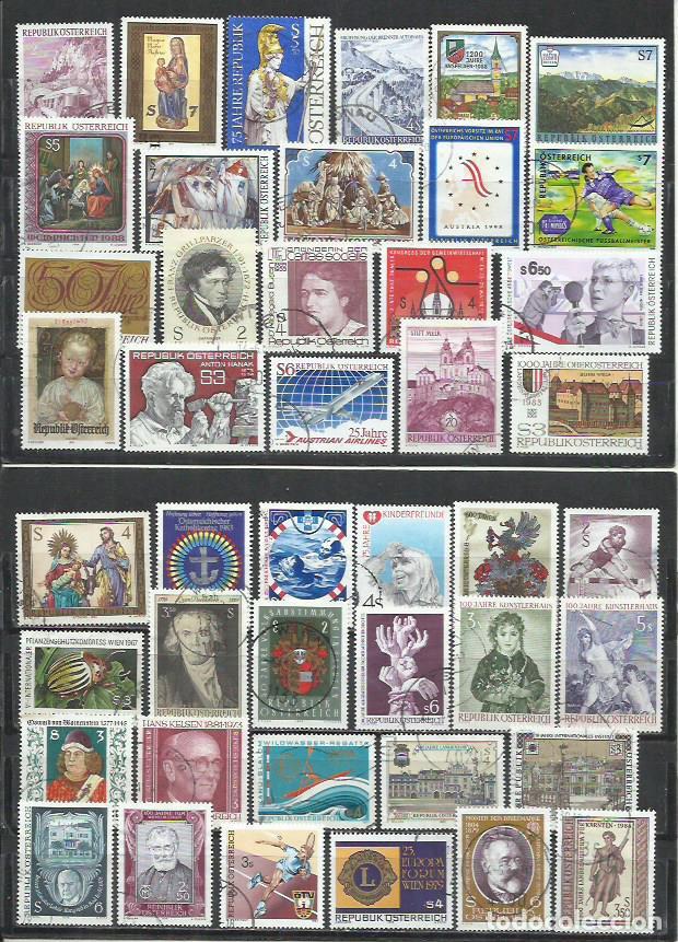 Sellos: R92G-LOTE SELLOS ANTIGUOS AUSTRIA USADOS,SIN TASAR,MUCHOS VALORES,IDEAL PARA MANCOLISTAS.&Ouml;STERREICH