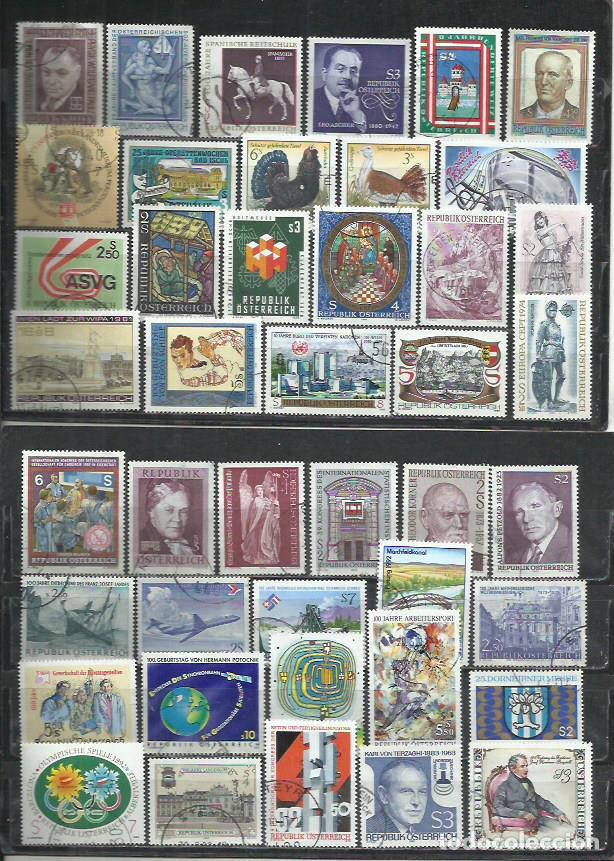 Sellos: R92I-LOTE SELLOS ANTIGUOS AUSTRIA USADOS,SIN TASAR,MUCHOS VALORES,IDEAL PARA MANCOLISTAS.&Ouml;STERREICH