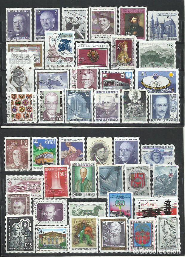 Sellos: R92J-LOTE SELLOS ANTIGUOS AUSTRIA USADOS,SIN TASAR,MUCHOS VALORES,IDEAL PARA MANCOLISTAS.&Ouml;STERREICH