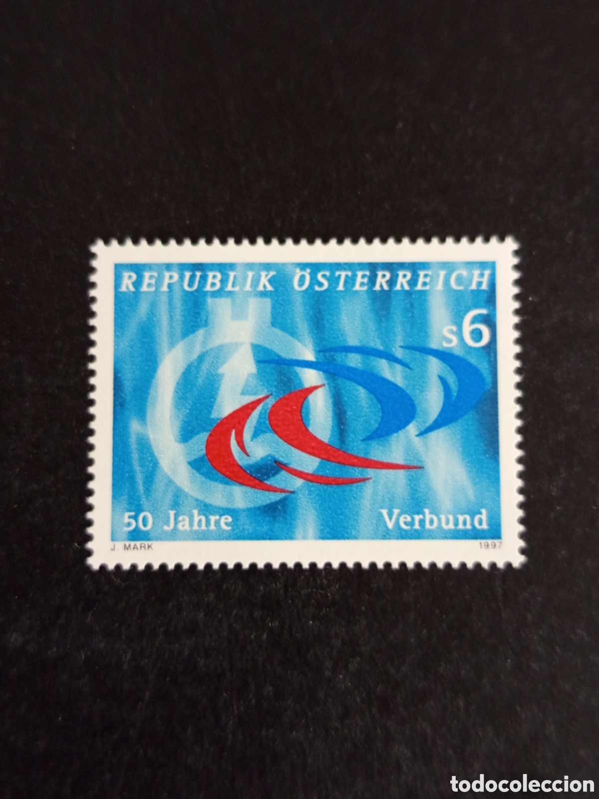 Sellos: AUSTRIA, 1997. Energ&iacute;a el&eacute;ctrica. Yvert 2043. Pedido m&iacute;nimo 3 &euro;. Ver fotos. Sello sin circular