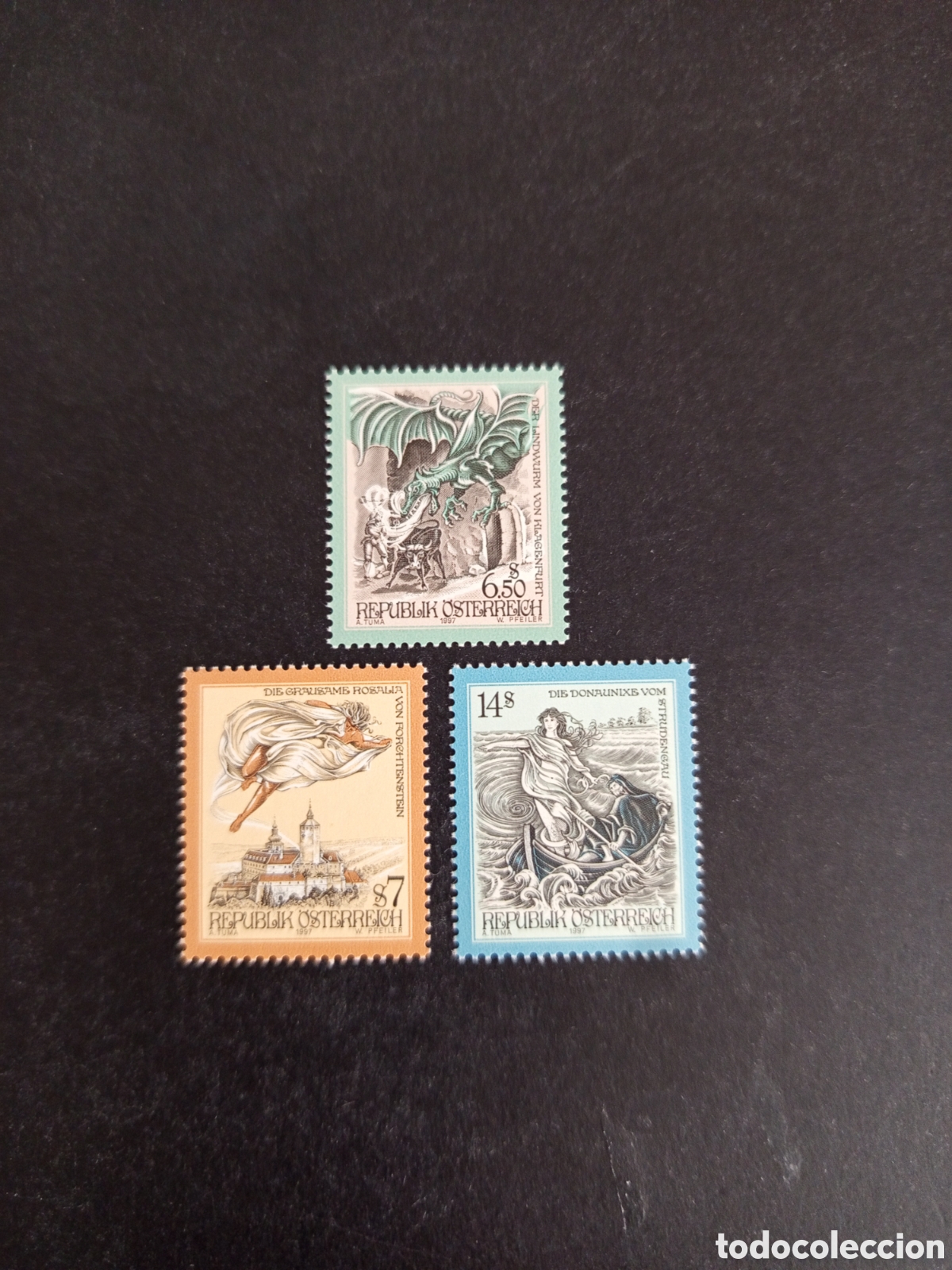 Sellos: AUSTRIA, 1997. Historias y leyendas austr&iacute;acas. Pedido m&iacute;nimo 3 &euro;. Ver fotos. Serie sin circular