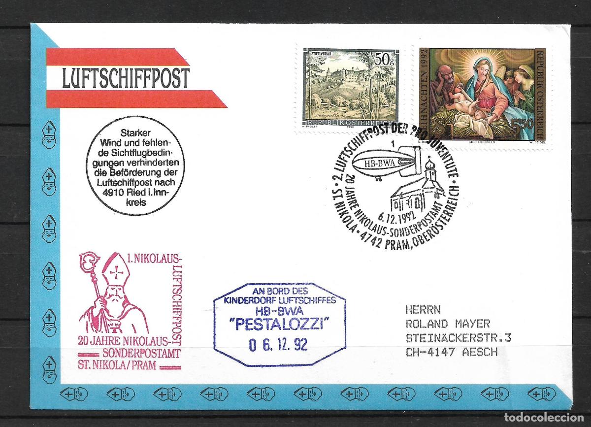 Sellos: austria 1992 sobre circulado - 153/7