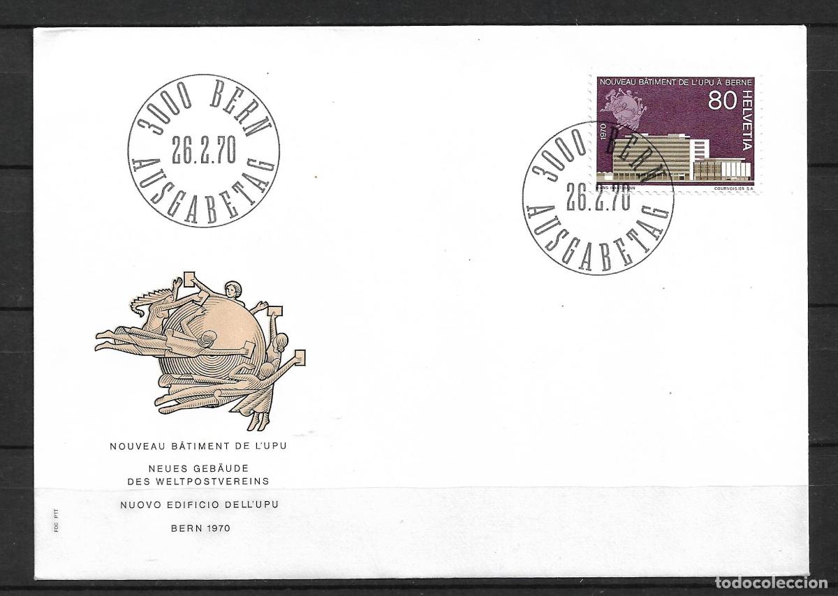Sellos: suiza 1970 sobre circulado - 153/7