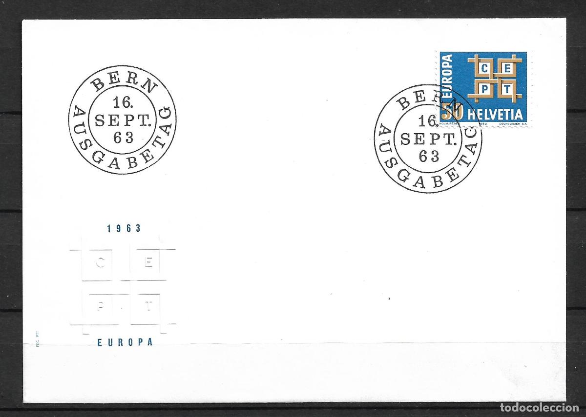 Sellos: suiza 1963 sobre circulado - 153/7