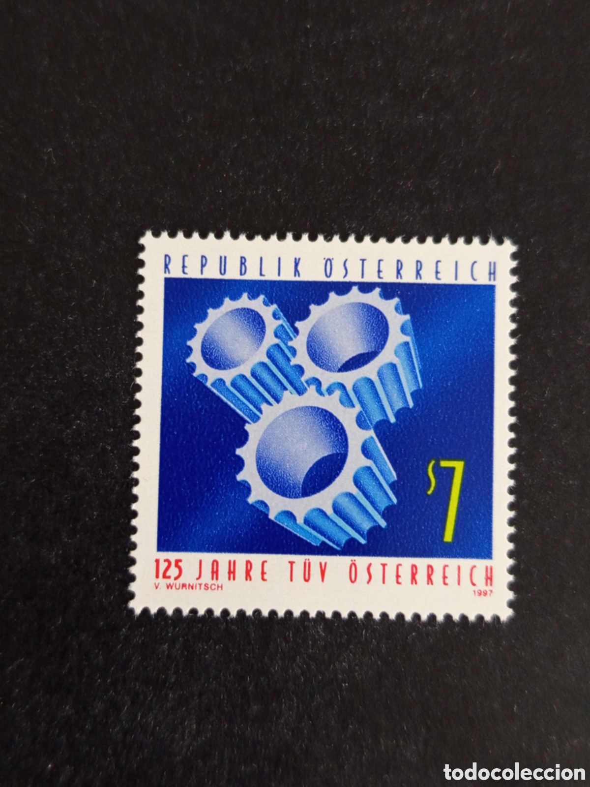 Sellos: AUSTRIA, 1997. Tecnolog&iacute;a. Yvert 2052. Pedido m&iacute;nimo 3 &euro;. Ver fotos . Sello sin circular