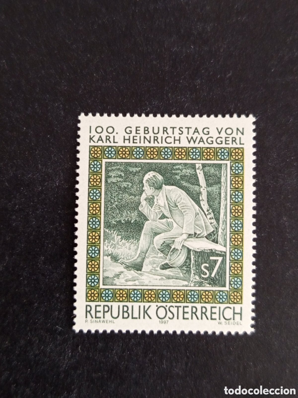 Sellos: AUSTRIA, 1997. Karl Heinrich Waggerl, escritor . Yvert 2057. Pedido m&iacute;nimo 3 &euro;. Ver fotos.