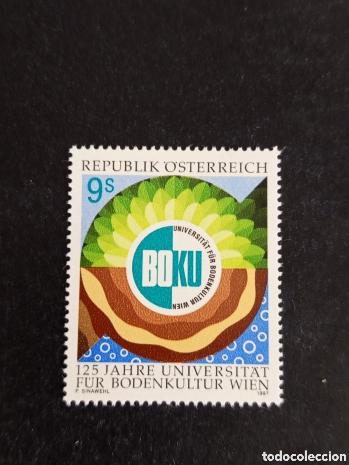Sellos: AUSTRIA, 1997. Universidad de agricultura de Viena. Yvert 2060. Pedido m&iacute;nimo 3 &euro;. Ver fotos.