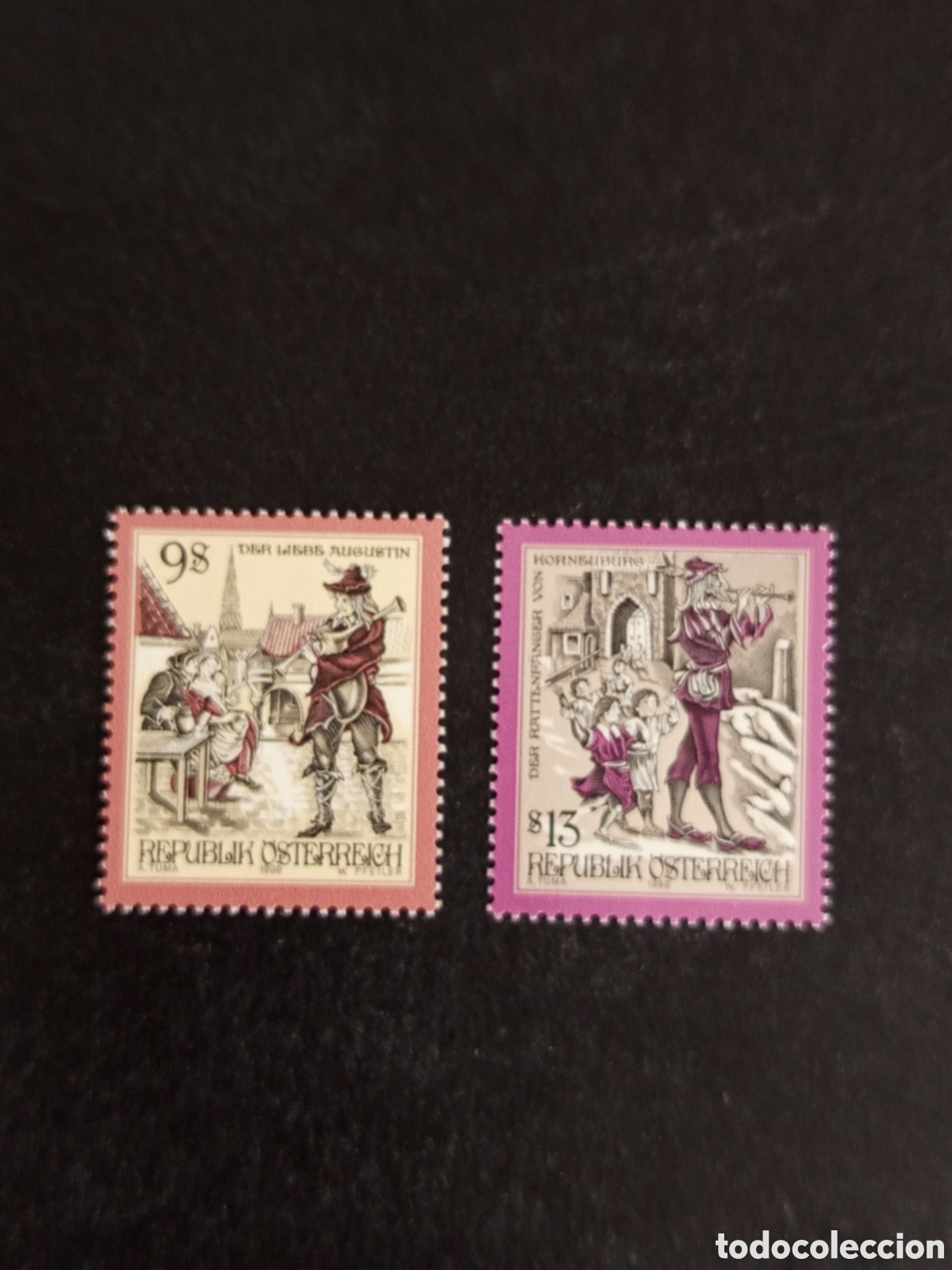 Sellos: AUSTRIA, 1998. Historias y Leyendas. Pedido m&iacute;nimo 3 &euro;. Ver fotos. Sello sin circular, sin charnela