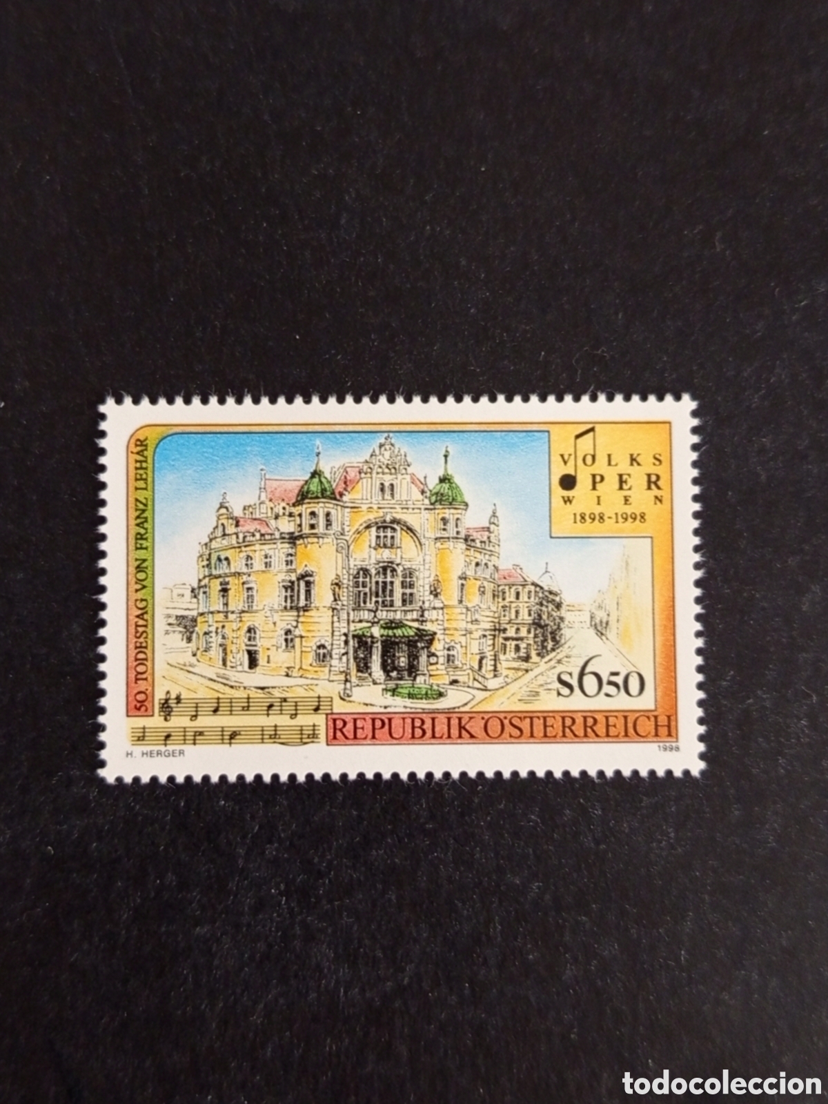 Sellos: AUSTRIA, 1998. &Oacute;pera de Viena. Pedido m&iacute;nimo 3 &euro;. Ver fotos. Sellos sin circular, sin charnela.